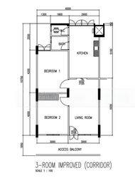 Blk 204 Tampines Street 21 (Tampines), HDB 3 Rooms #448226501